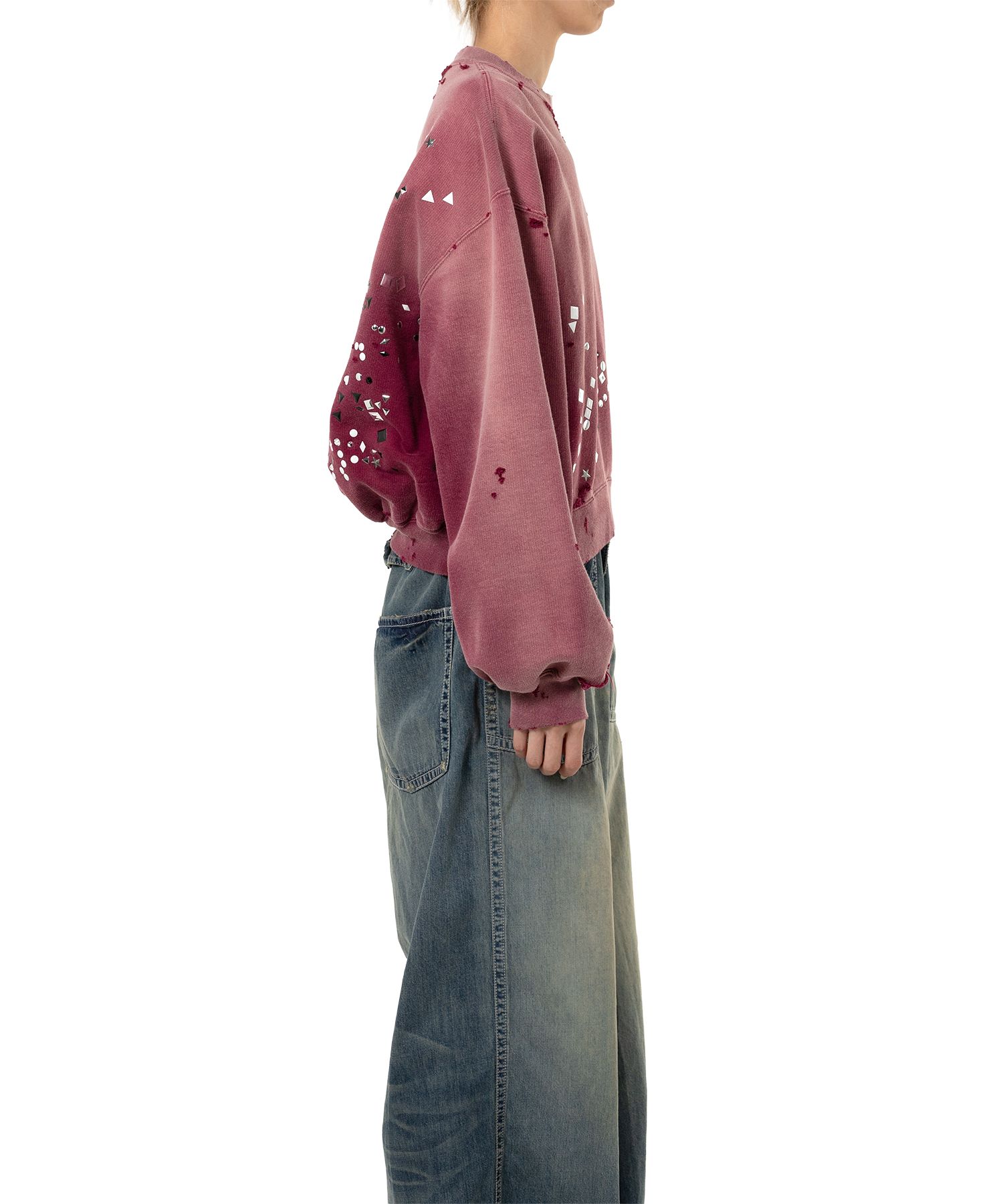 Sun Faded Like Embellished Sweatshirt