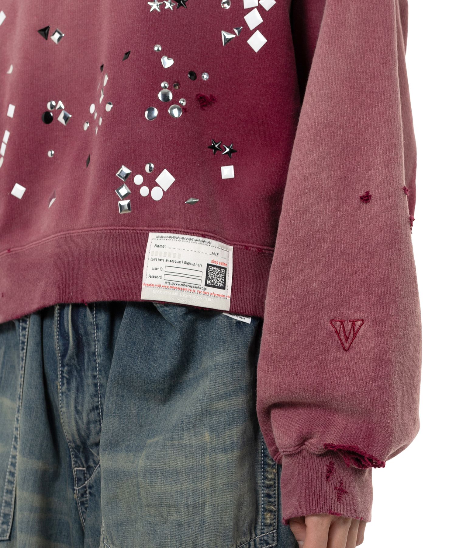 Sun Faded Like Embellished Sweatshirt