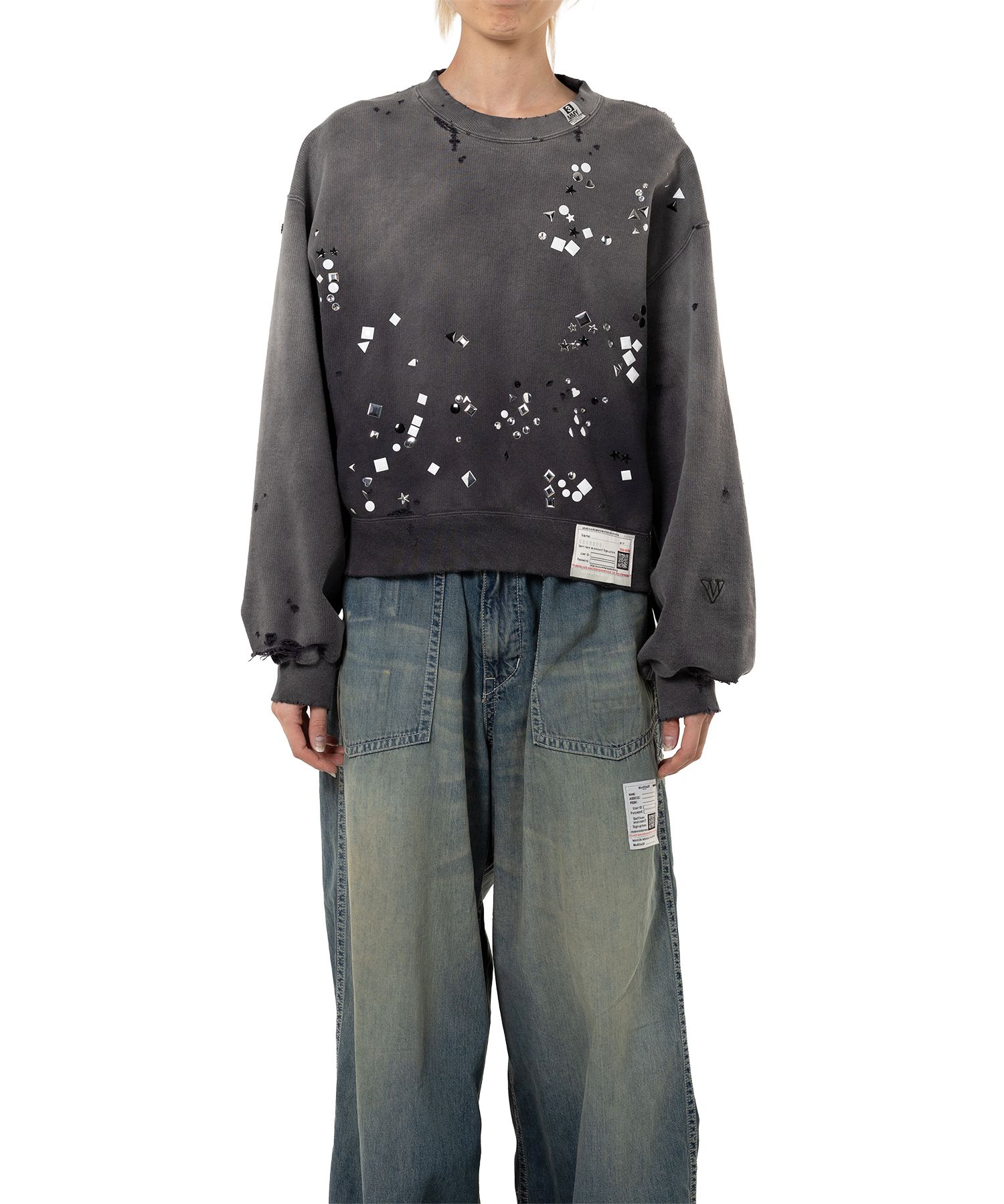 Sun Faded Like Embellished Sweatshirt