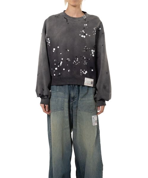 Sun Faded Like Embellished Sweatshirt