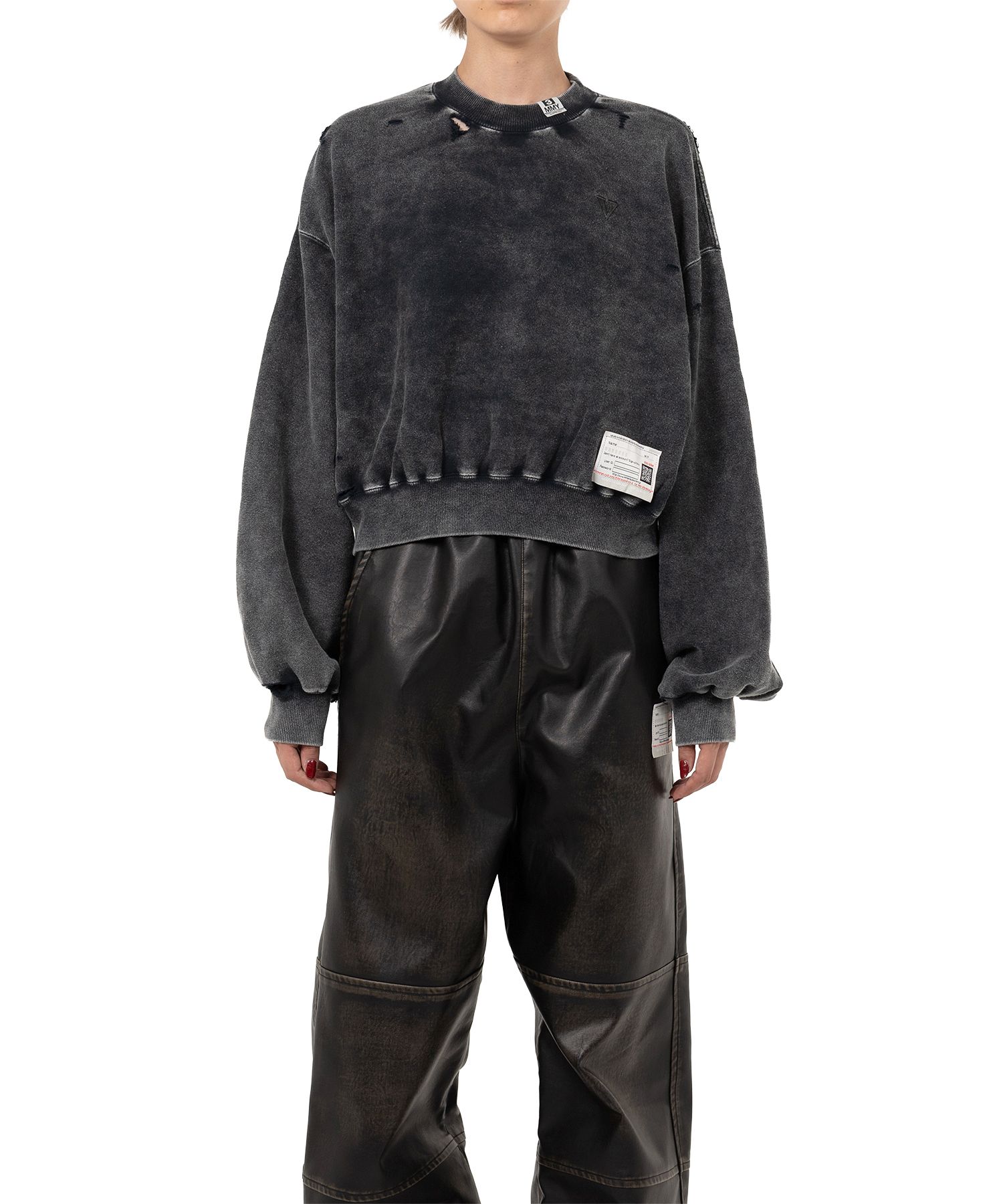 【人気！】Maison MIHARA YASUHIROフードスウェットシャツ Maison MIHARA YASUHIRO - 【24AW】スウェット パーカー ロング