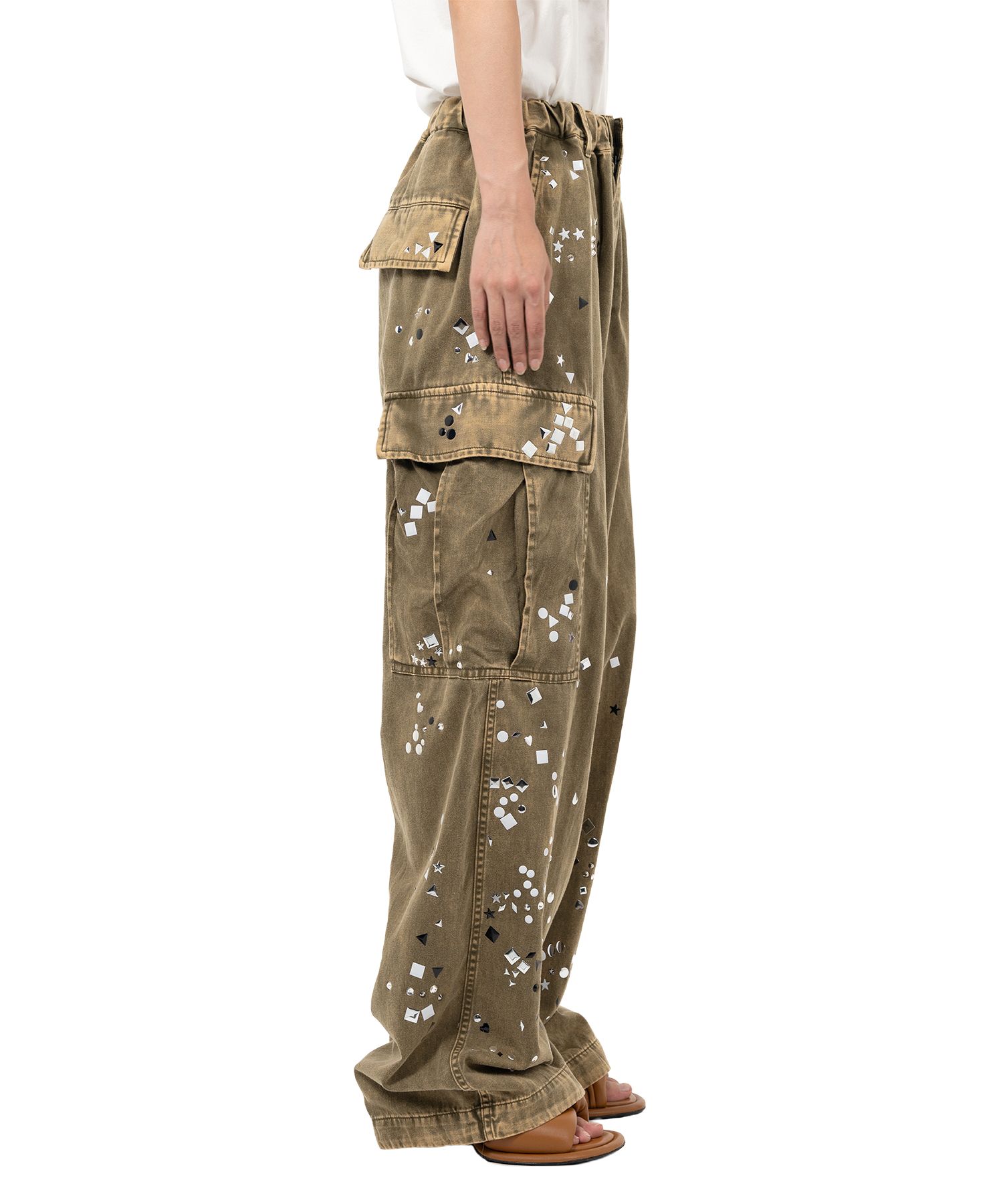 Embellished Millitary Pants