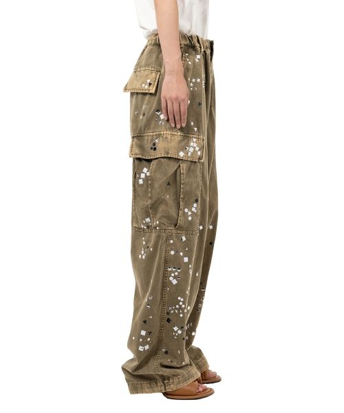 Embellished Millitary Pants