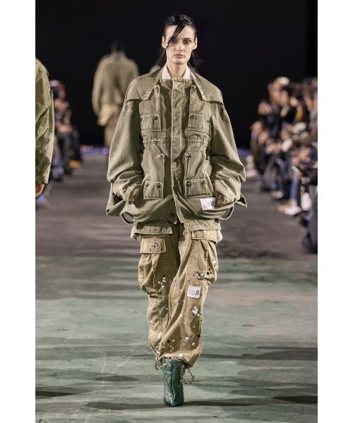 Embellished Millitary Pants