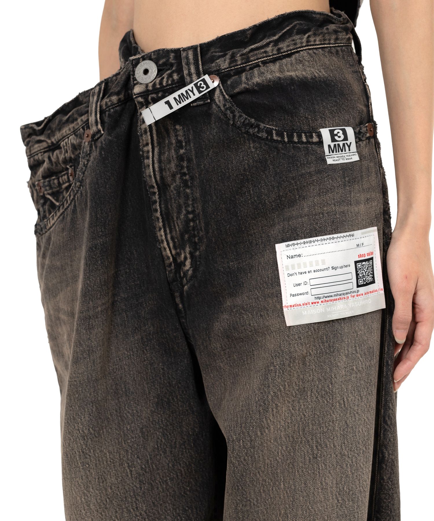 Huge Layered Denim Pants