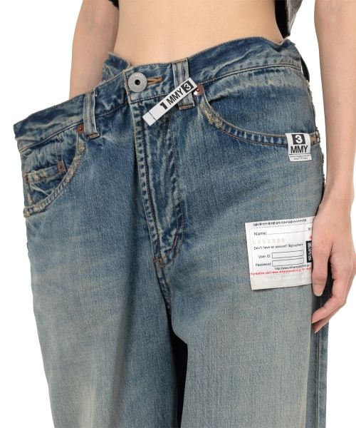 Huge Layered Denim Pants