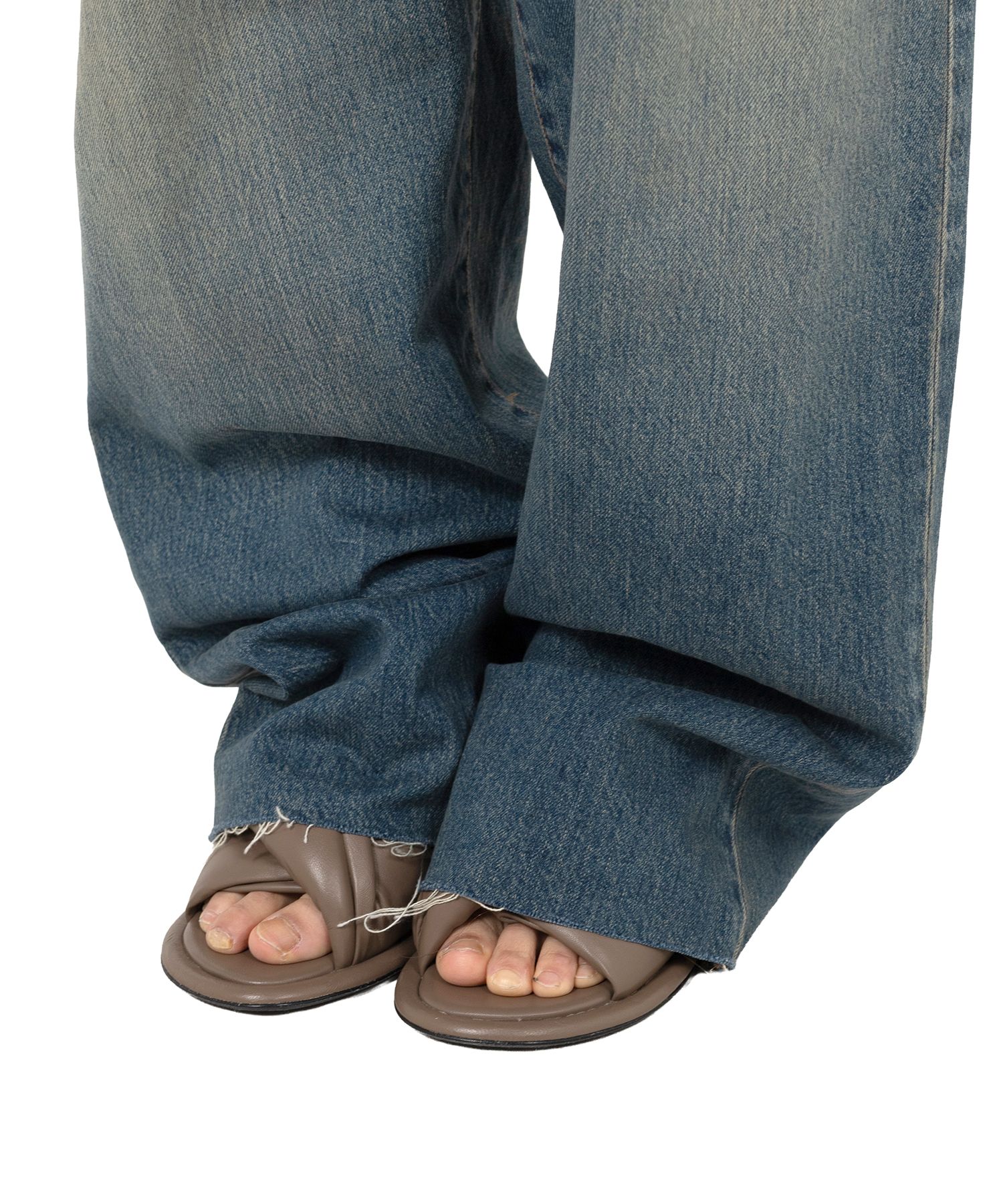 Huge Layered Denim Pants