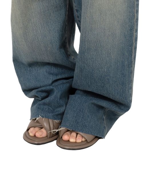 Huge Layered Denim Pants