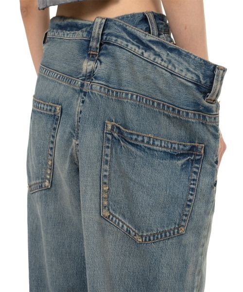 Huge Layered Denim Pants