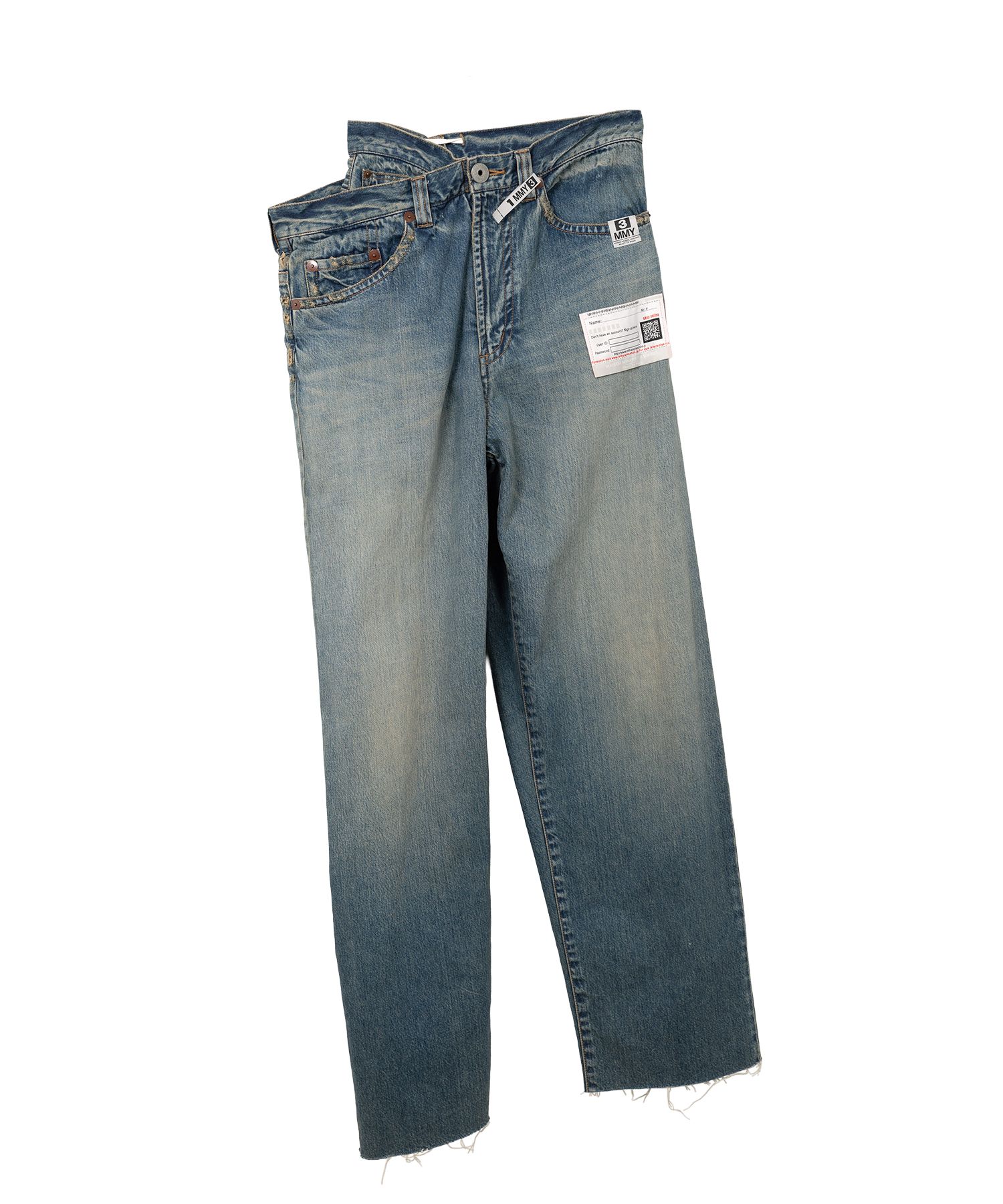 Huge Layered Denim Pants