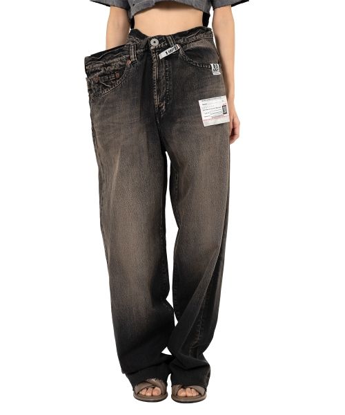 Huge Layered Denim Pants