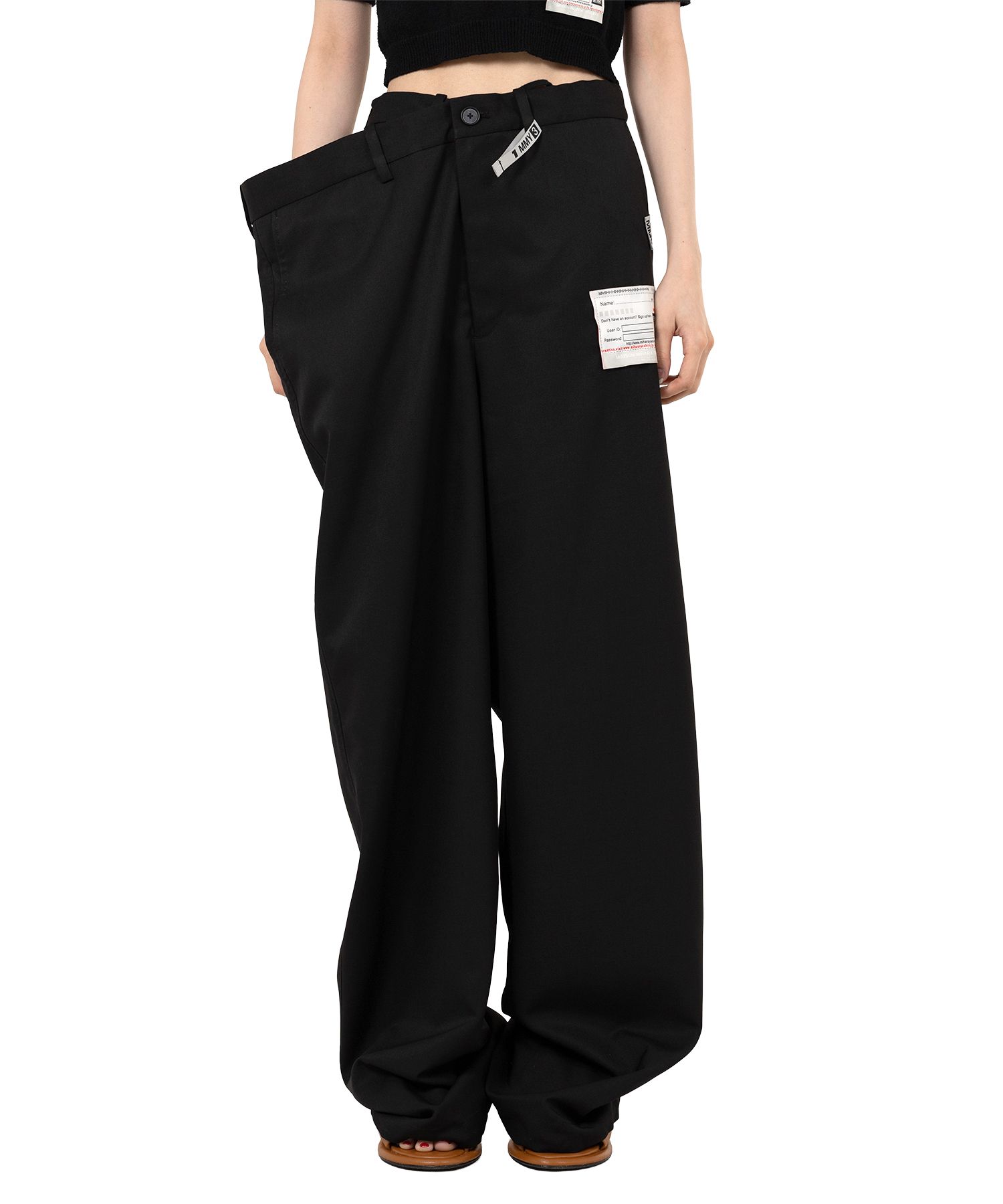 ぷ*ー様 メゾンミハラヤスヒロ LAYERED PANTS/ WHITE Maison MIHARA YASUHIRO ONLINE STORE（メゾンミハラヤスヒロ