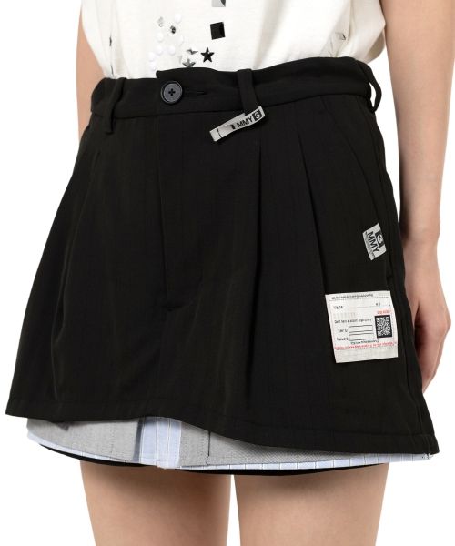 Triple Layered Stripe Shorts