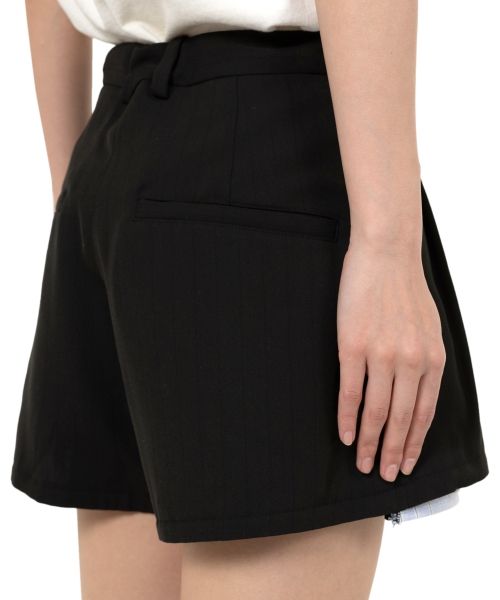 Triple Layered Stripe Shorts