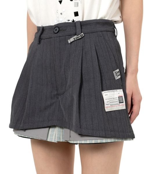 Triple Layered Stripe Shorts