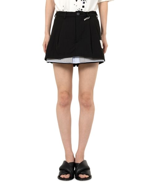 Triple Layered Stripe Shorts