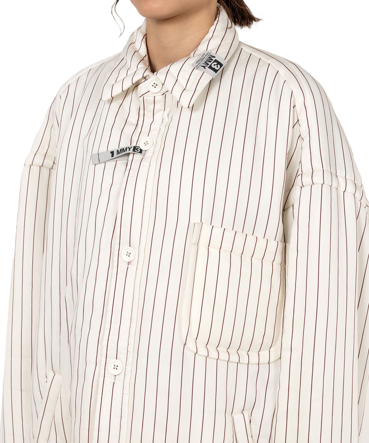 Stripe Puffer Shirt