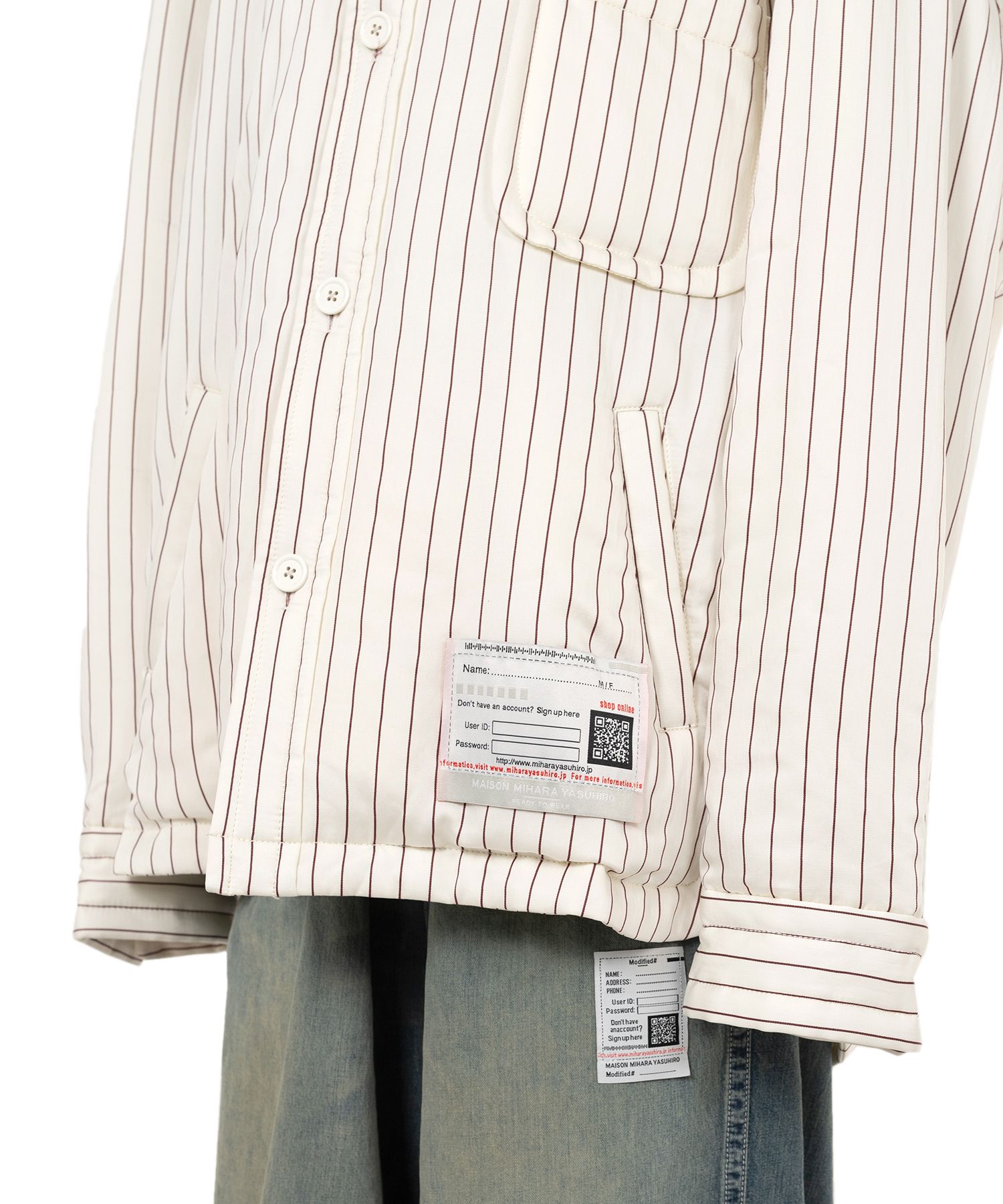 Stripe Puffer Shirt