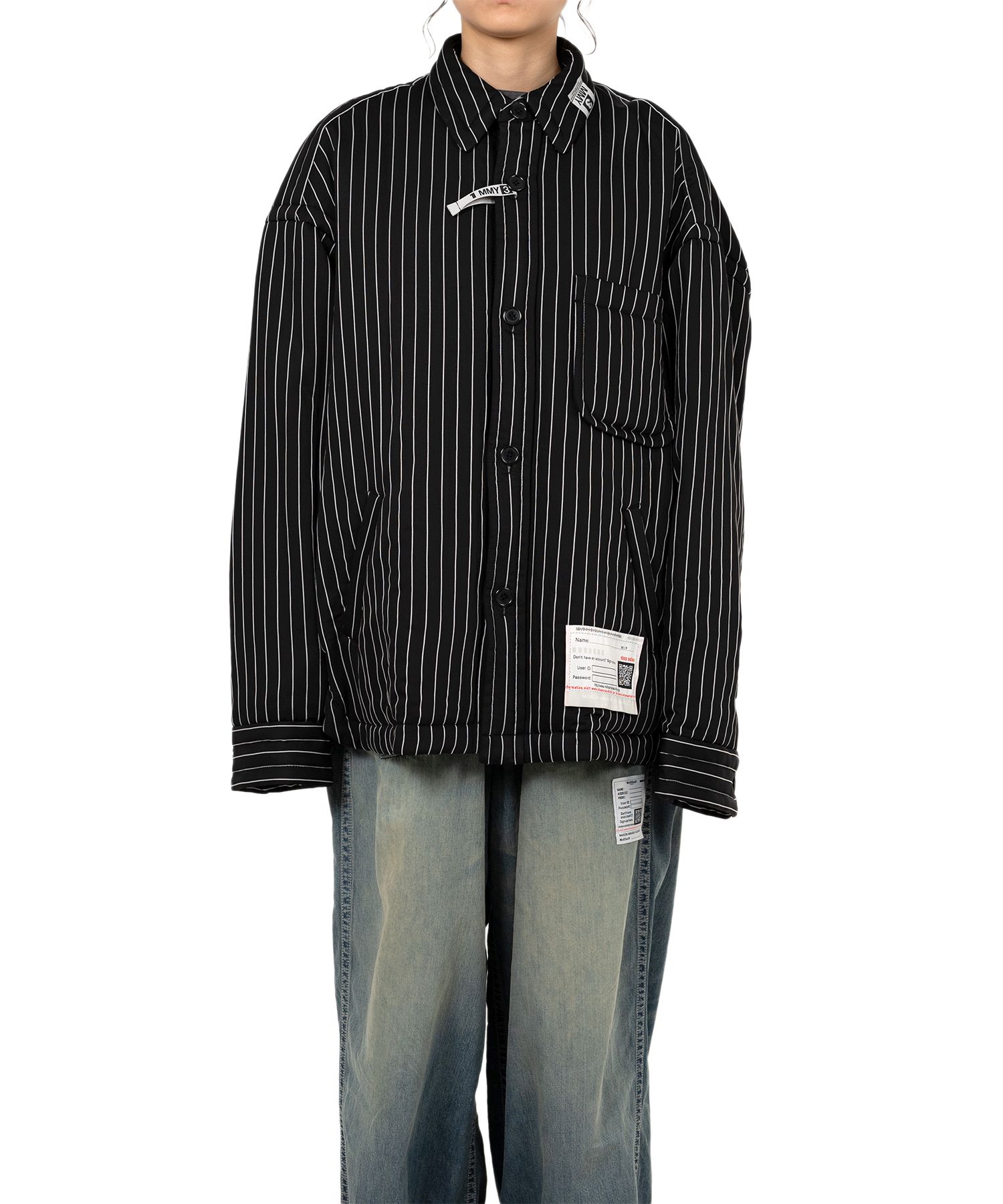 Stripe Puffer Shirt
