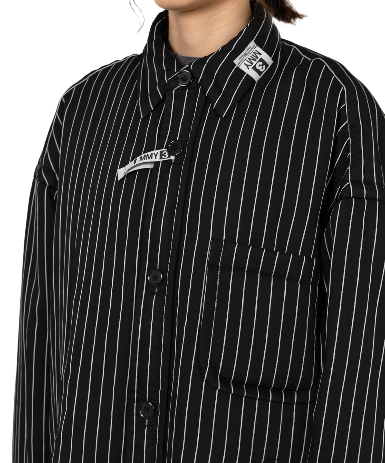 Stripe Puffer Shirt