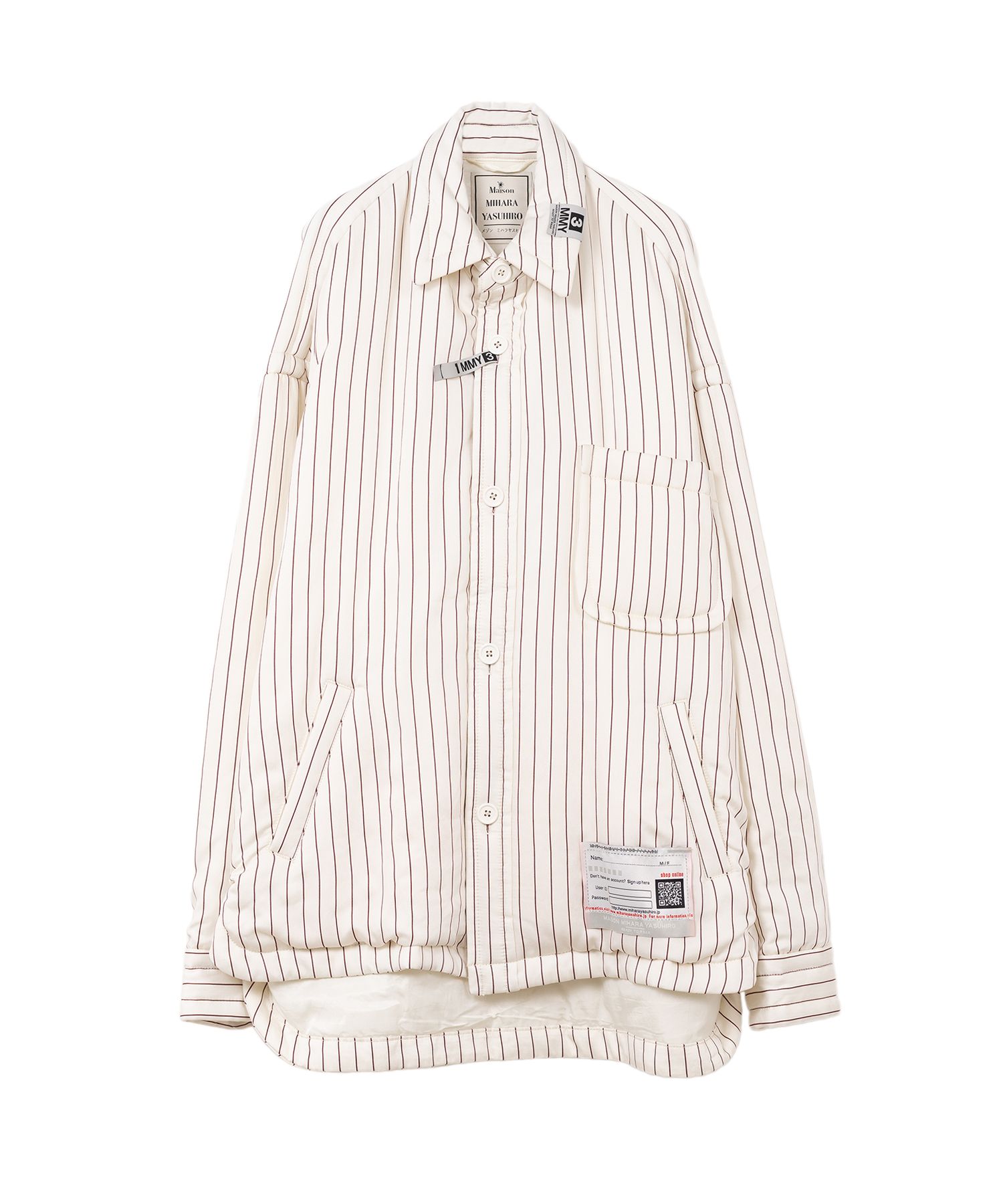 Stripe Puffer Shirt