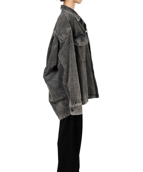 Amateur Sewn Like Corduroy Shirt