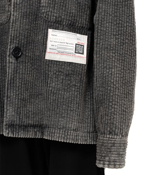 Amateur Sewn Like Corduroy Shirt