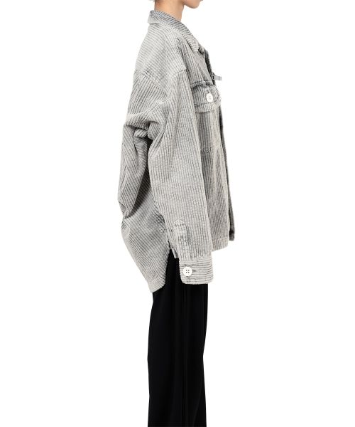 Amateur Sewn Like Corduroy Shirt