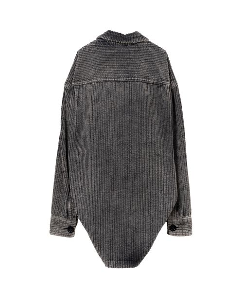 Amateur Sewn Like Corduroy Shirt