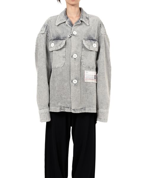 Amateur Sewn Like Corduroy Shirt