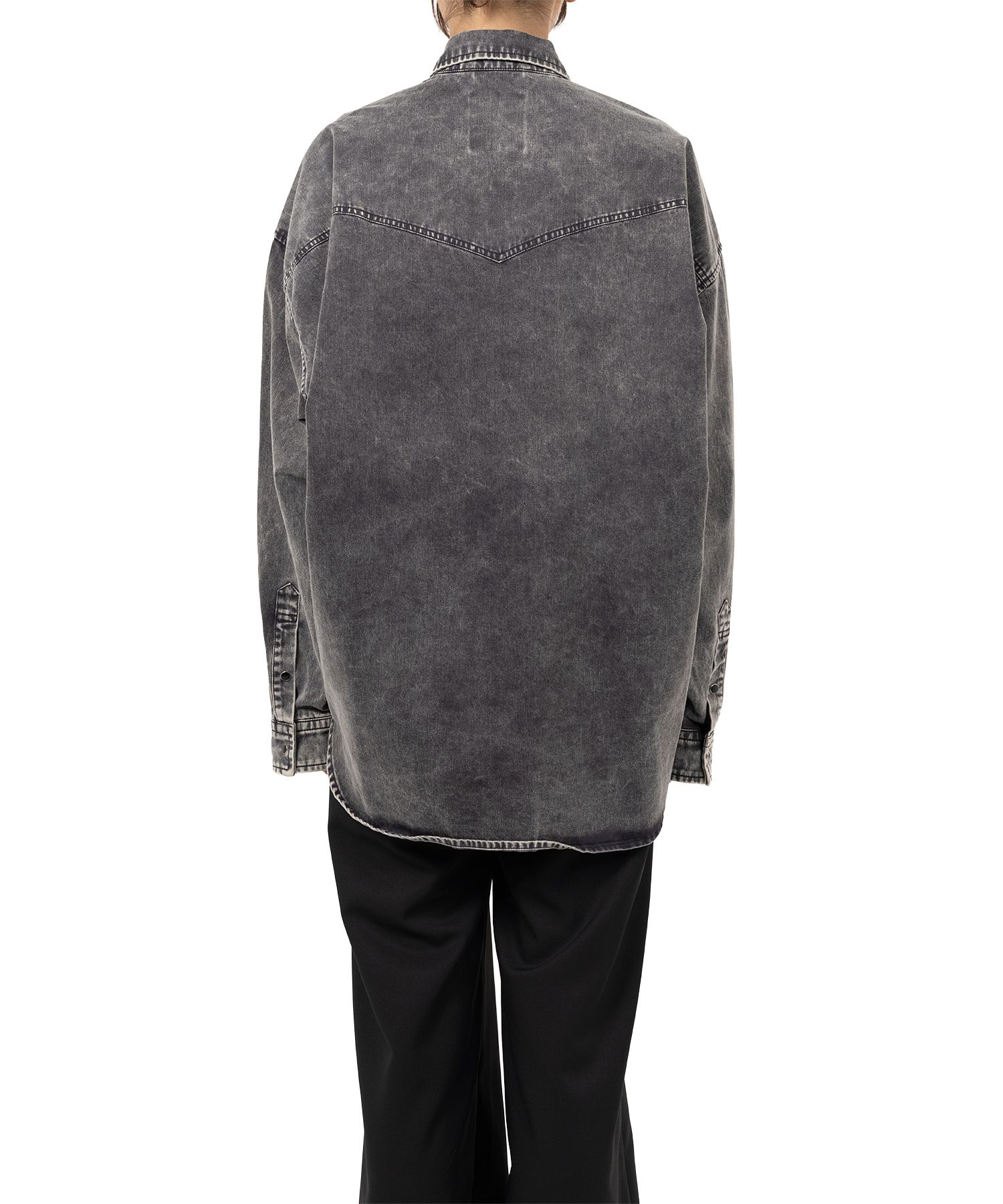 Embellished Distressed Shirt