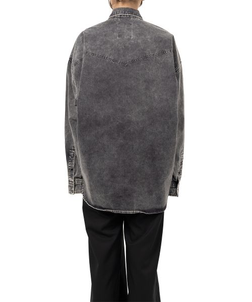 Embellished Distressed Shirt