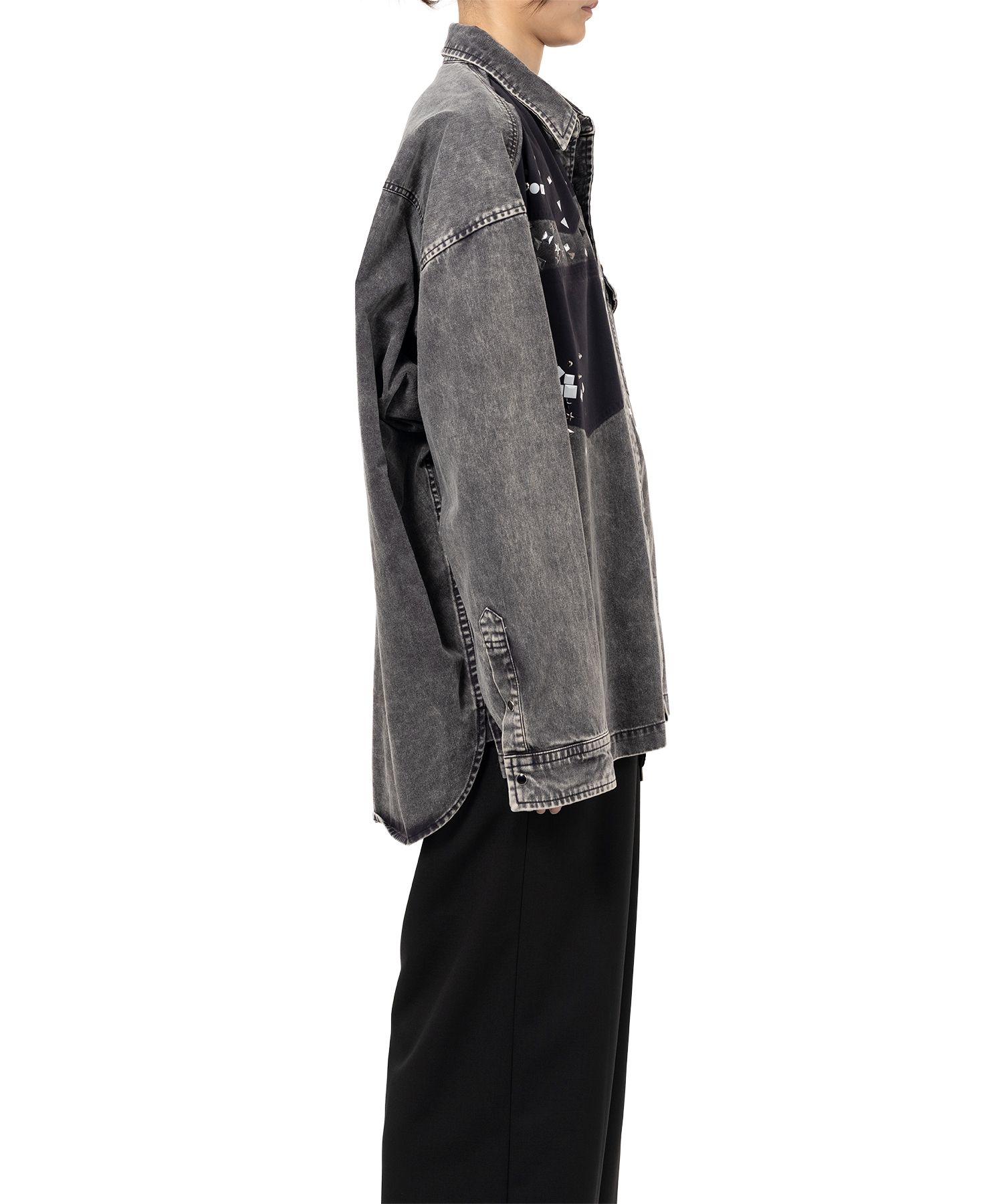 Embellished Distressed Shirt