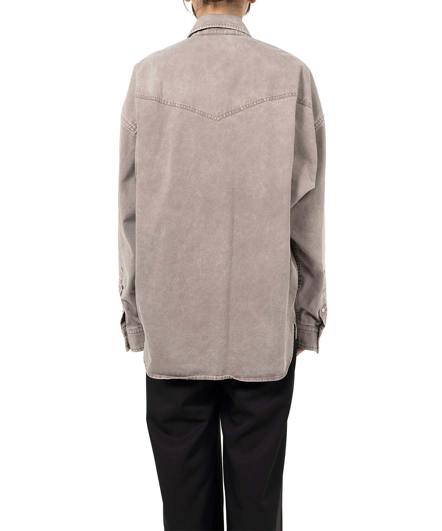 Embellished Distressed Shirt