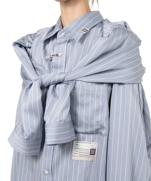 Sleeve Layered Stripe Shirt