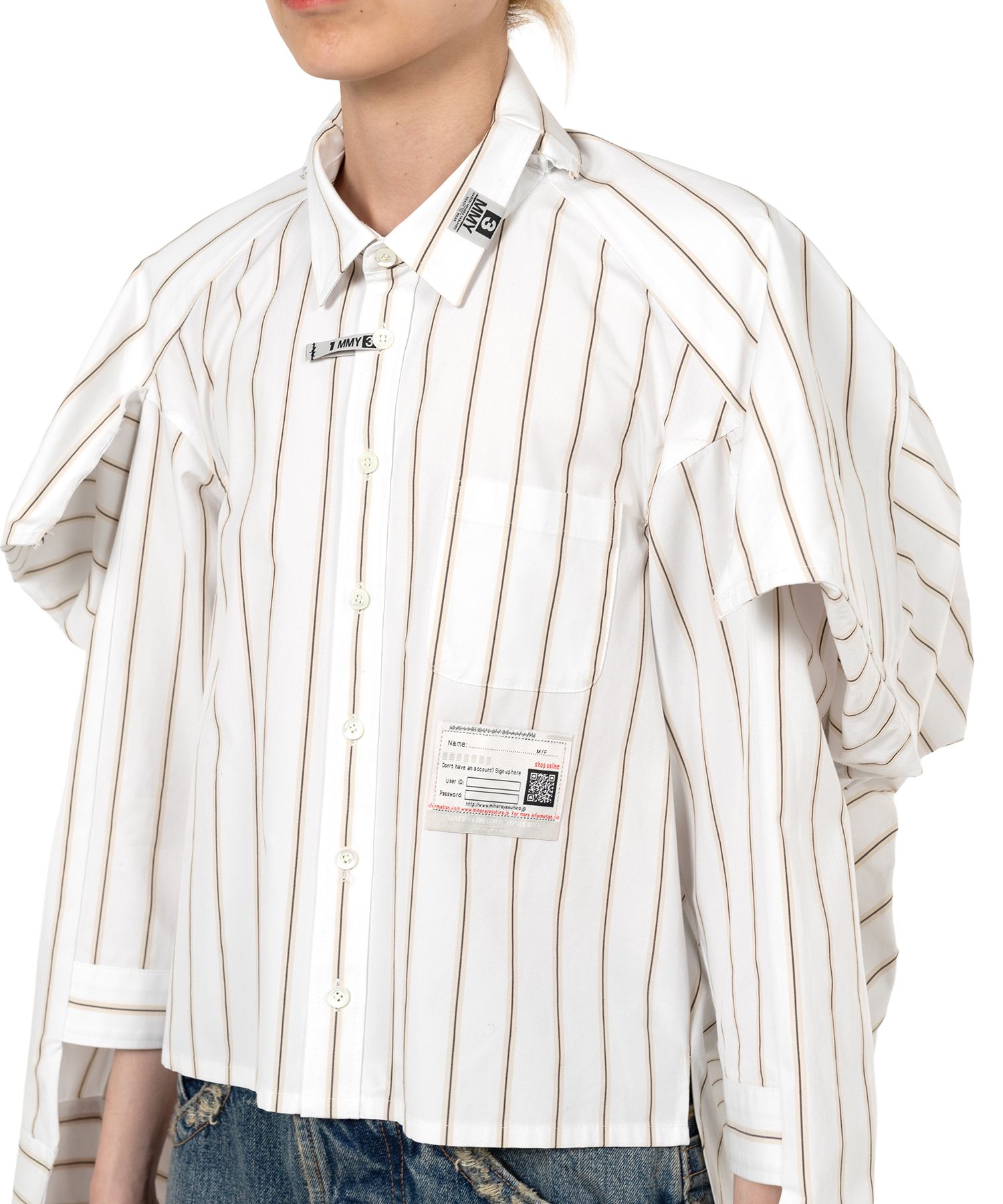 Asymmetric Stripe Shirt