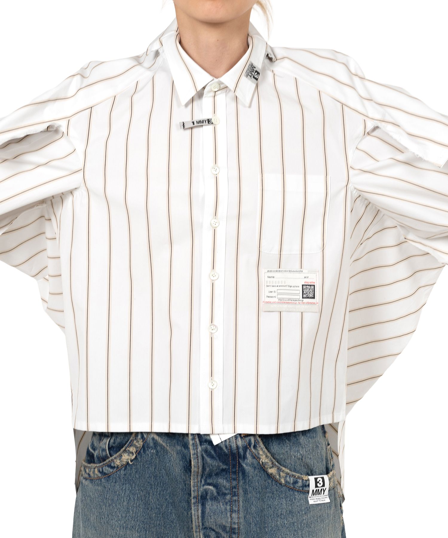 Asymmetric Stripe Shirt