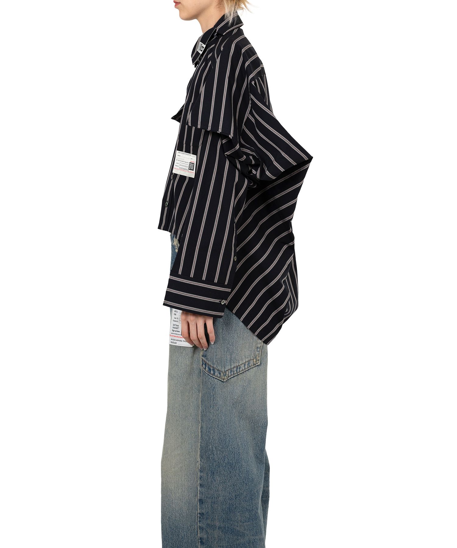 Asymmetric Stripe Shirt