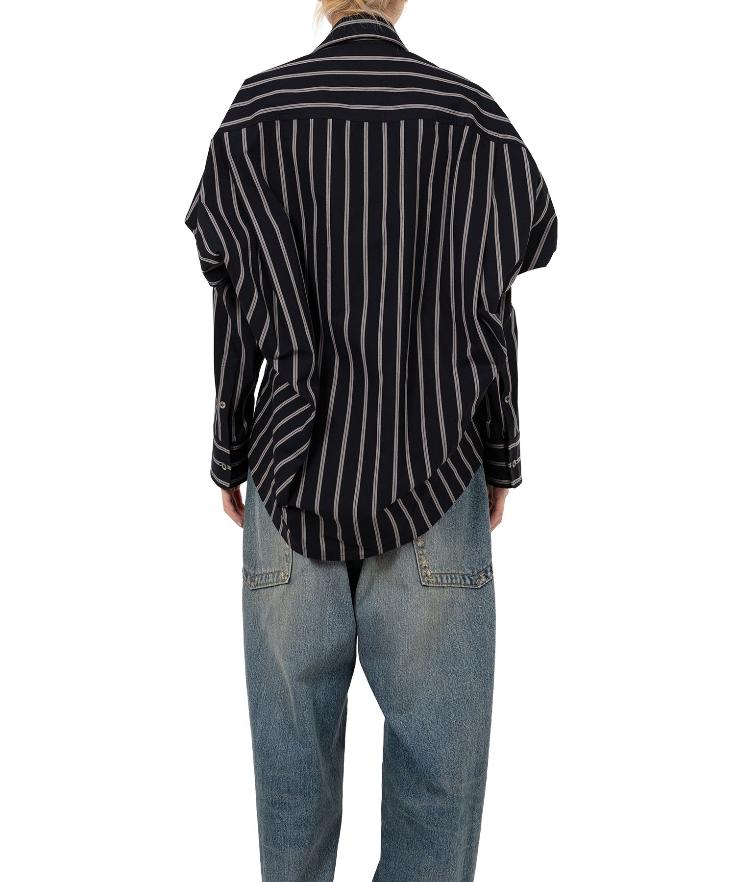 再値下げ‼️Maison Mihara Yasuhiro ストライプシャツ Maison MIHARA YASUHIRO - ストライプシャツ - Stripe OX Long