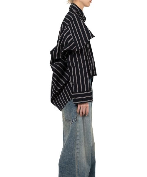 Asymmetric Stripe Shirt