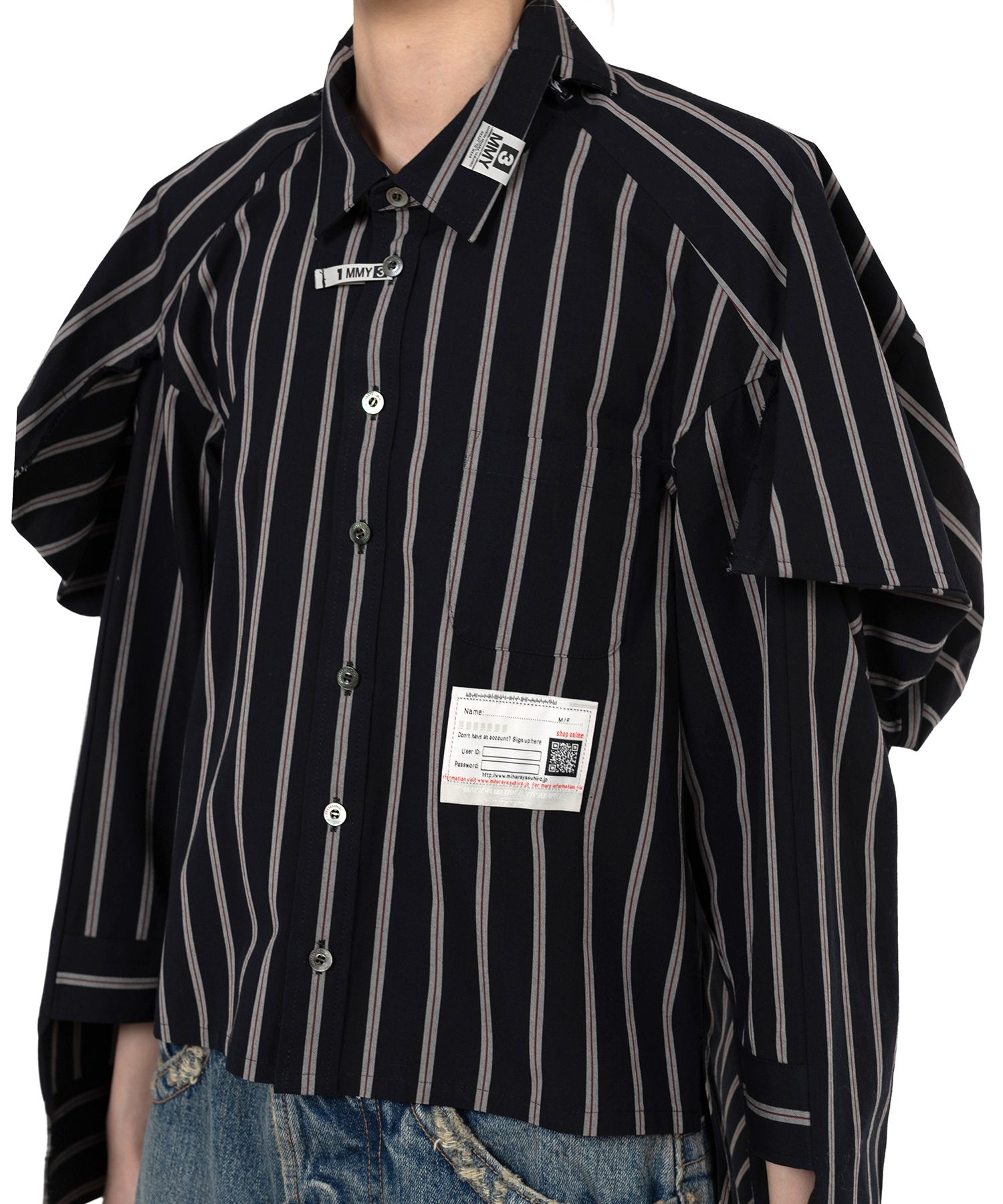 Asymmetric Stripe Shirt