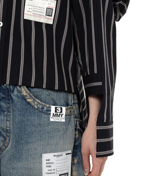 Asymmetric Stripe Shirt