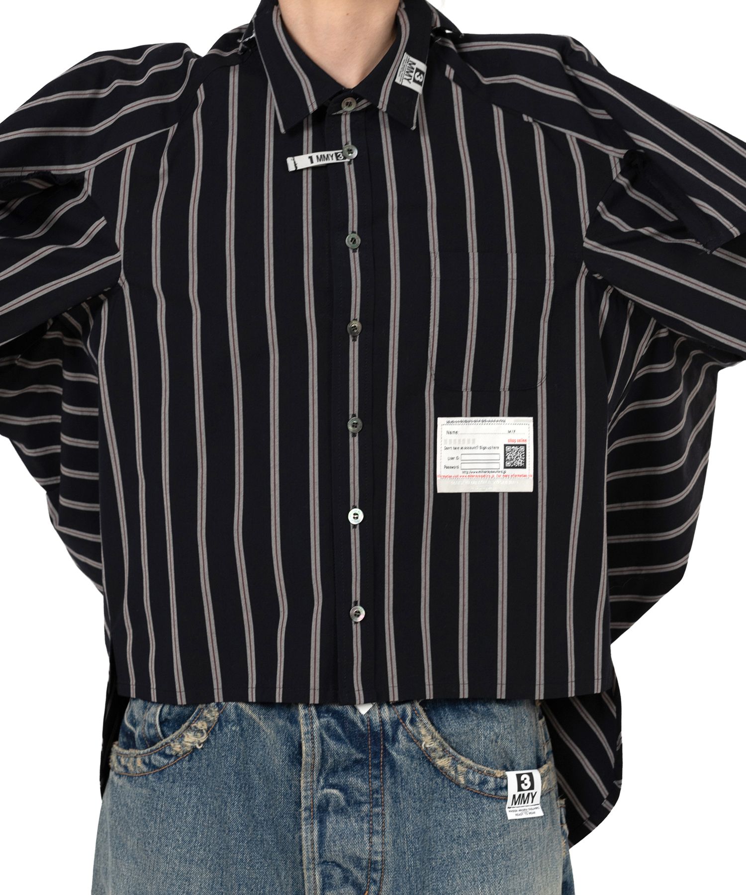 Asymmetric Stripe Shirt
