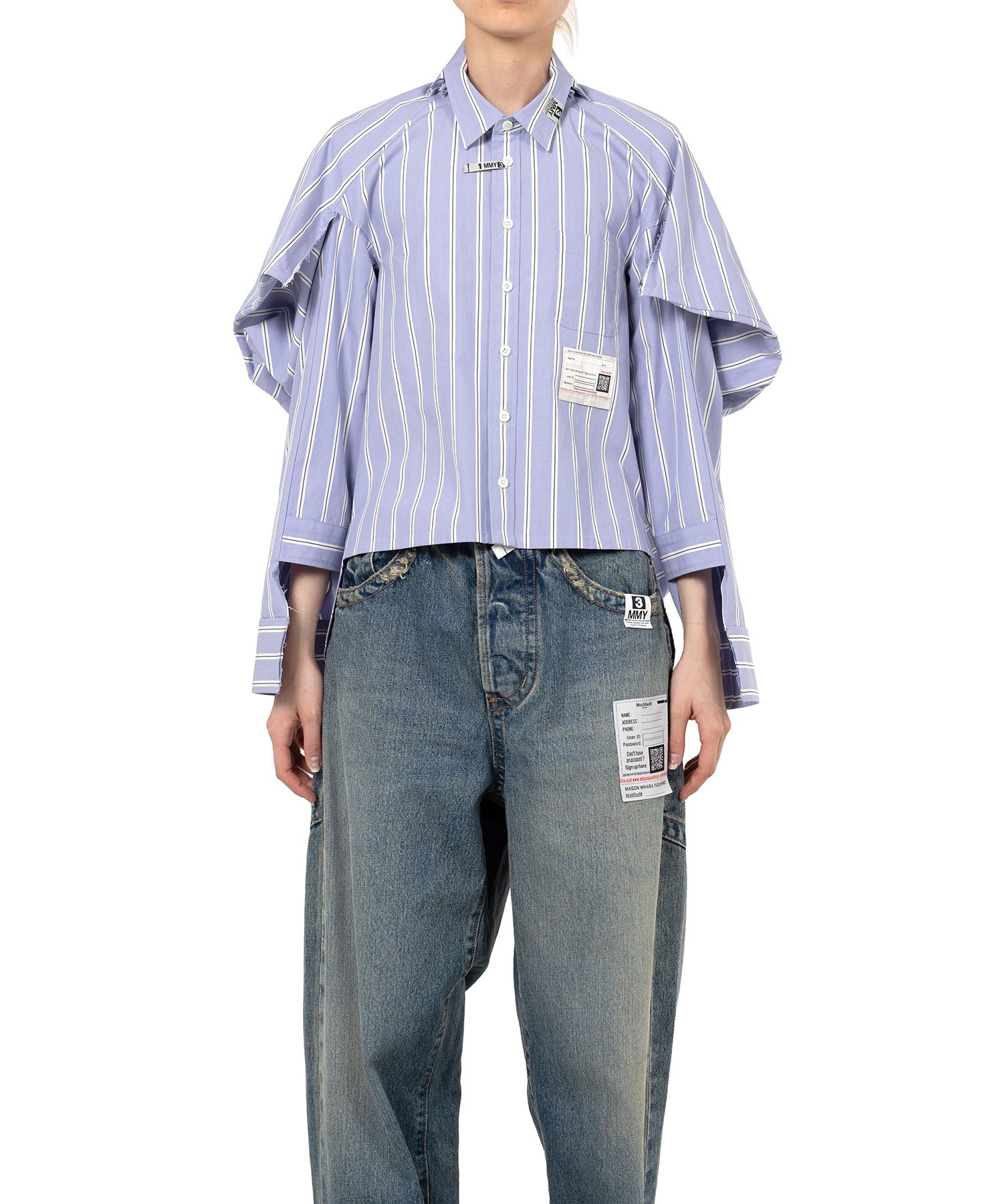 Asymmetric Stripe Shirt