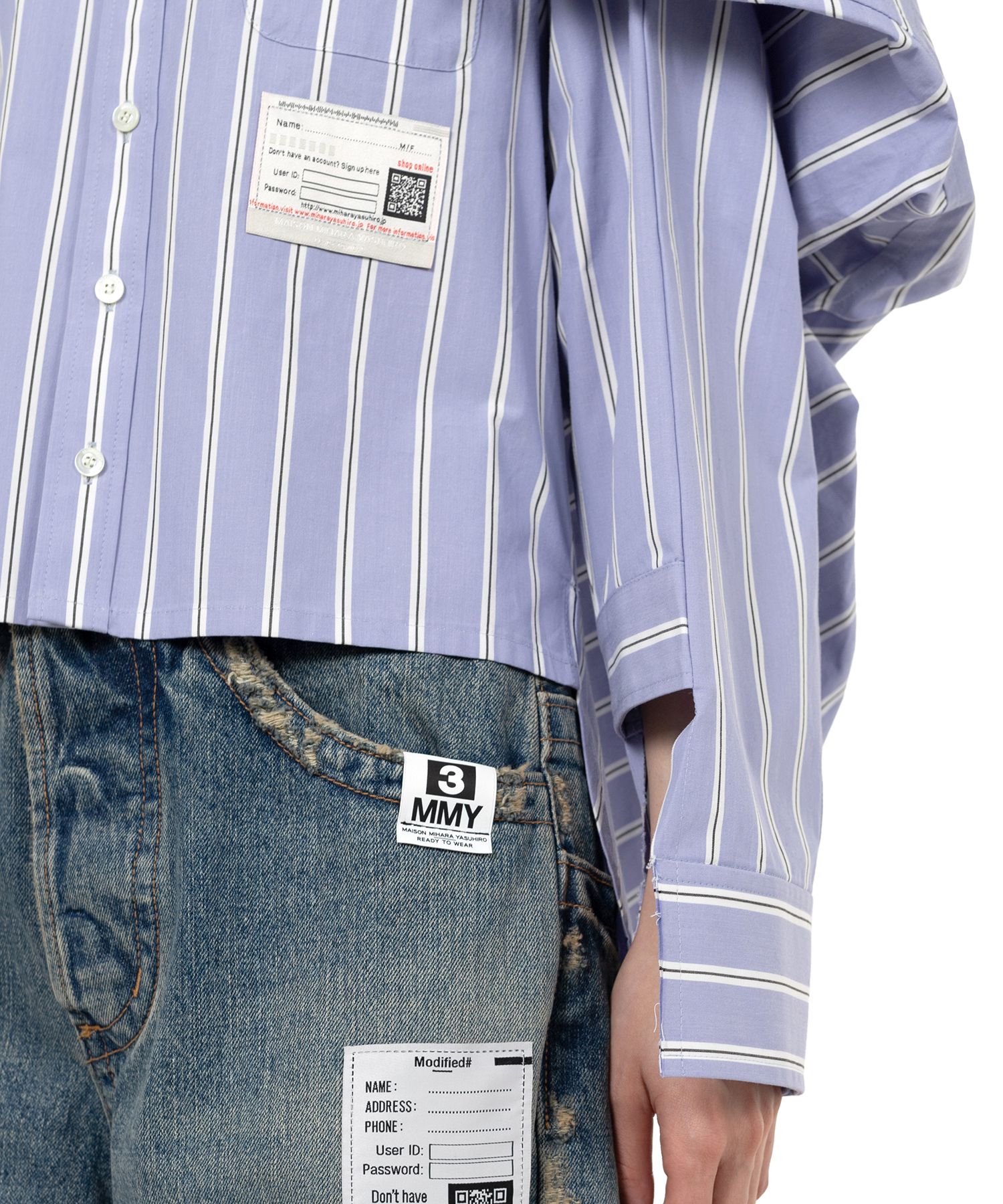 Asymmetric Stripe Shirt