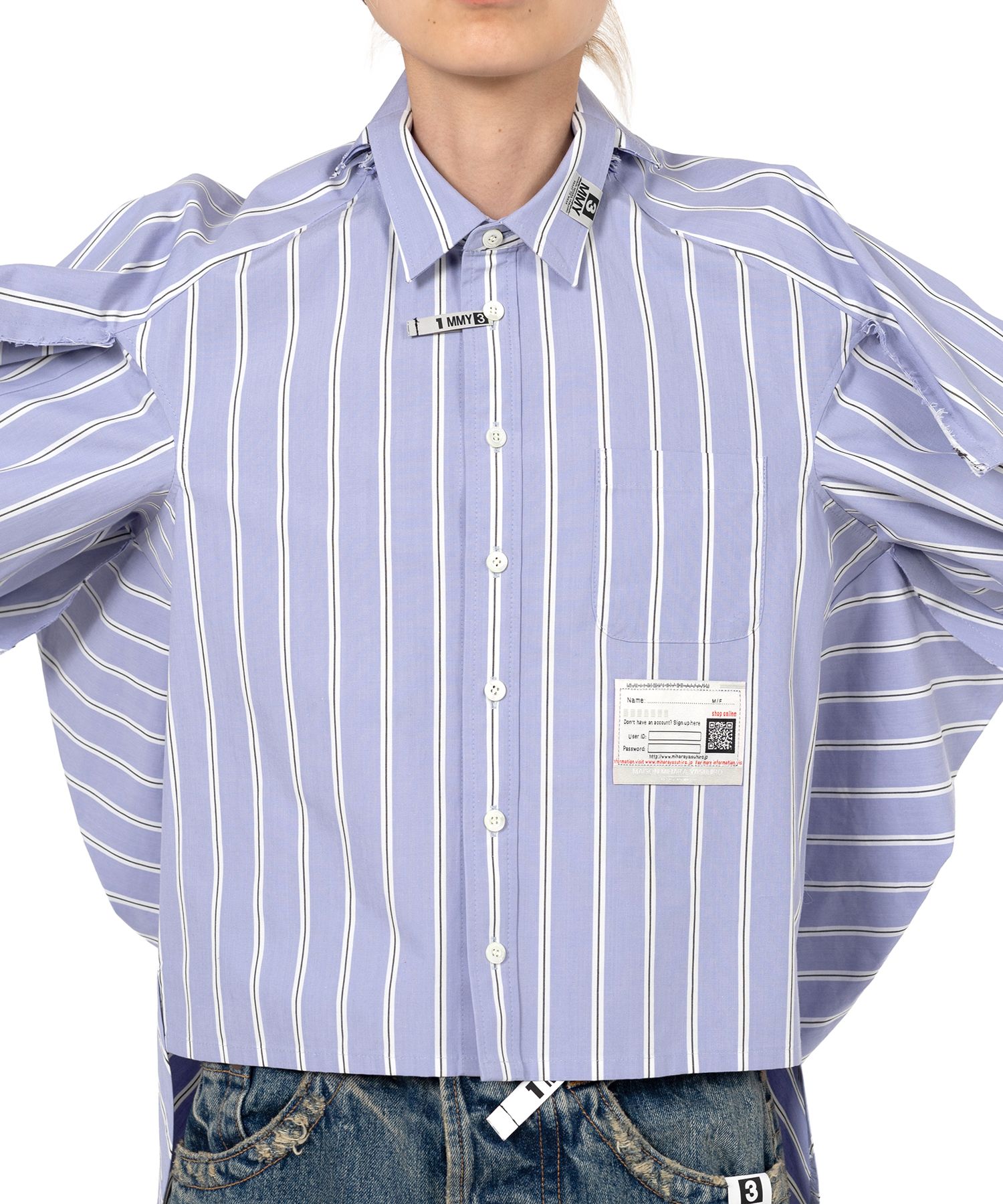 Asymmetric Stripe Shirt