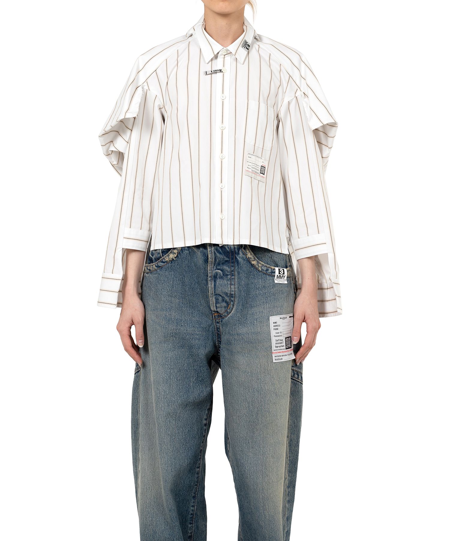 Asymmetric Stripe Shirt