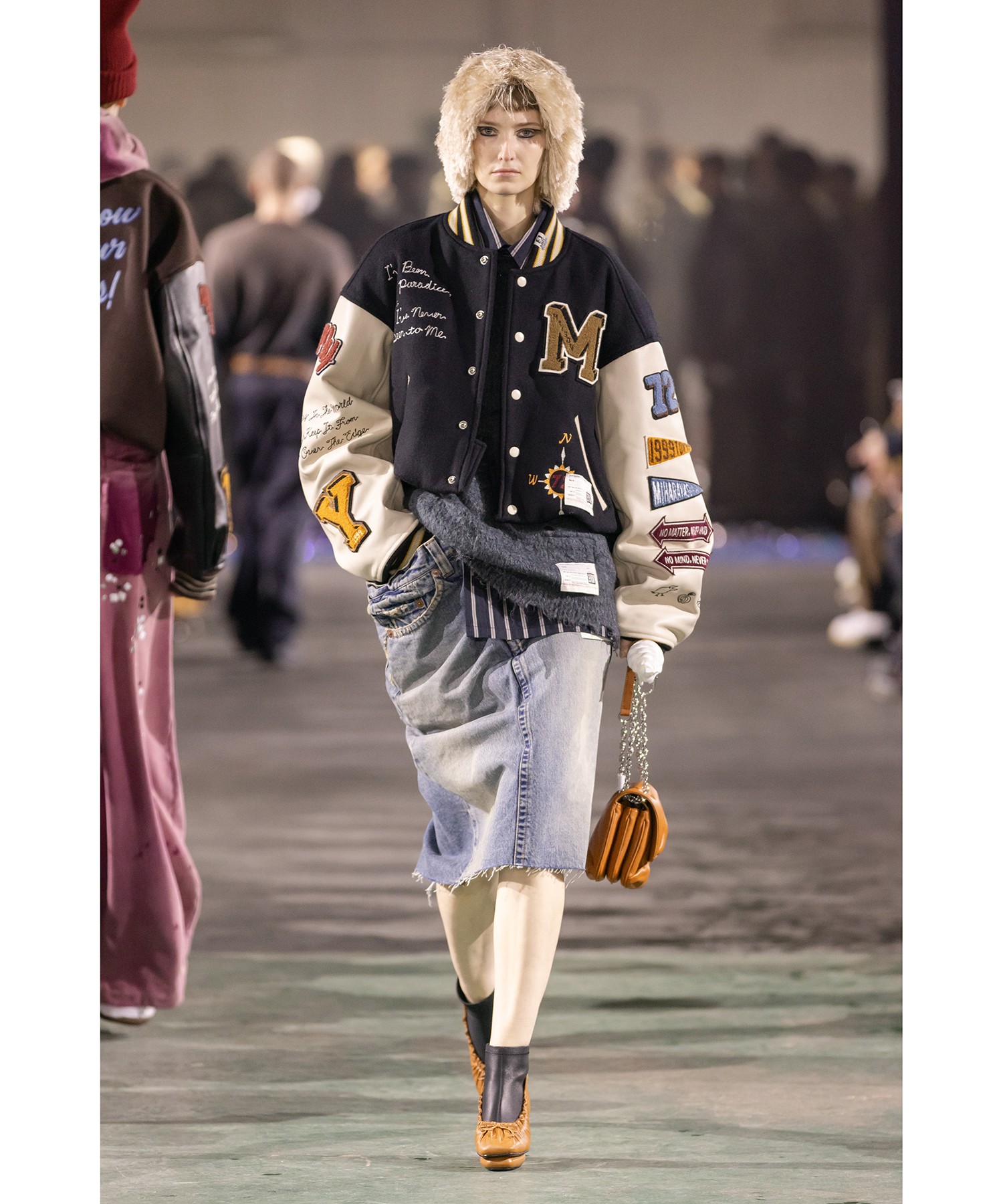 Huge Layered Denim Skirt