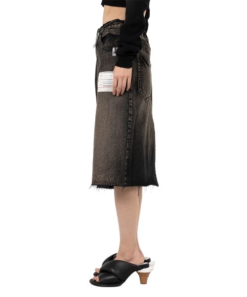 Huge Layered Denim Skirt