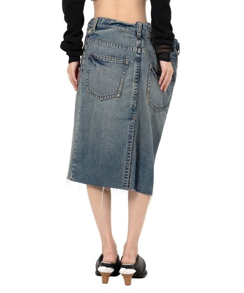 Huge Layered Denim Skirt